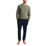 Ted Baker Mens Long Sleeve Lounge Set in Olive & Black
