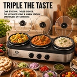 Lifestyle image SensioHome Triple Slow cooker Lifestyle image SensioHome Triple Slow cooker