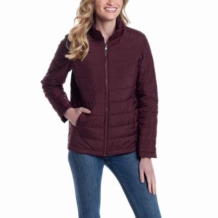 Weatherproof Women's 3 in 1 Systems Jacket in Burgundy