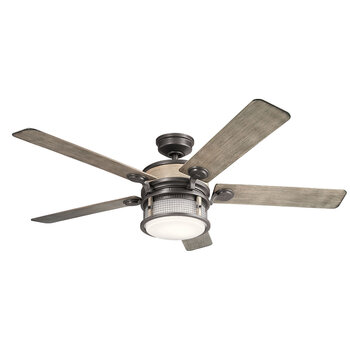 Kichler Ahrendale 5 blade (152cm) Indoor / Outdoor Ceiling Fan with AC Motor and Remote Control