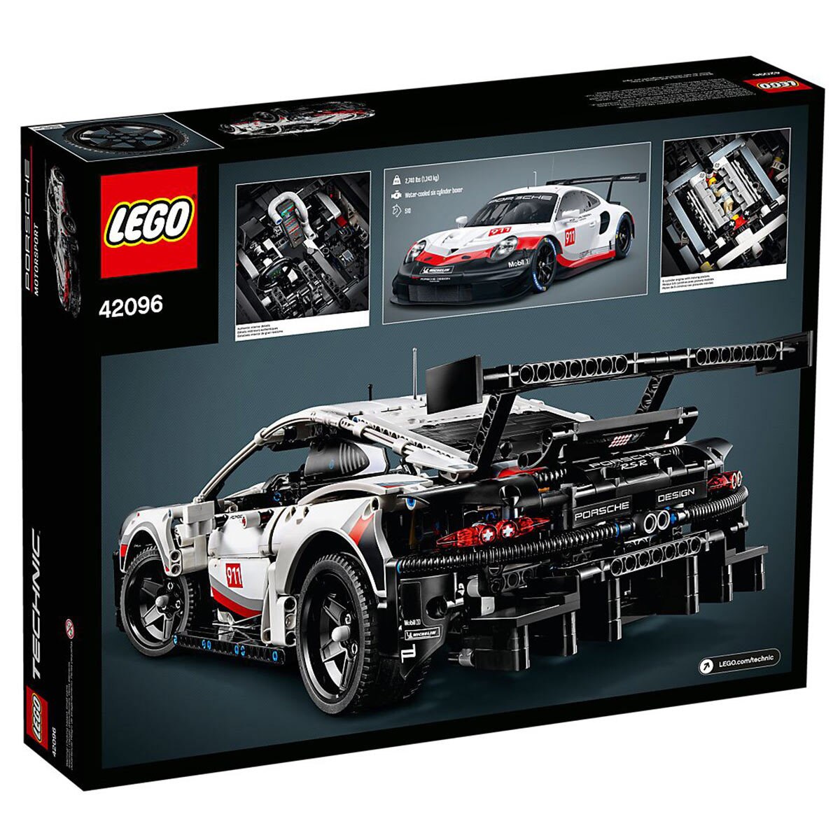 LEGO Technic Porsche 911 RSR Model 42096 10 Years