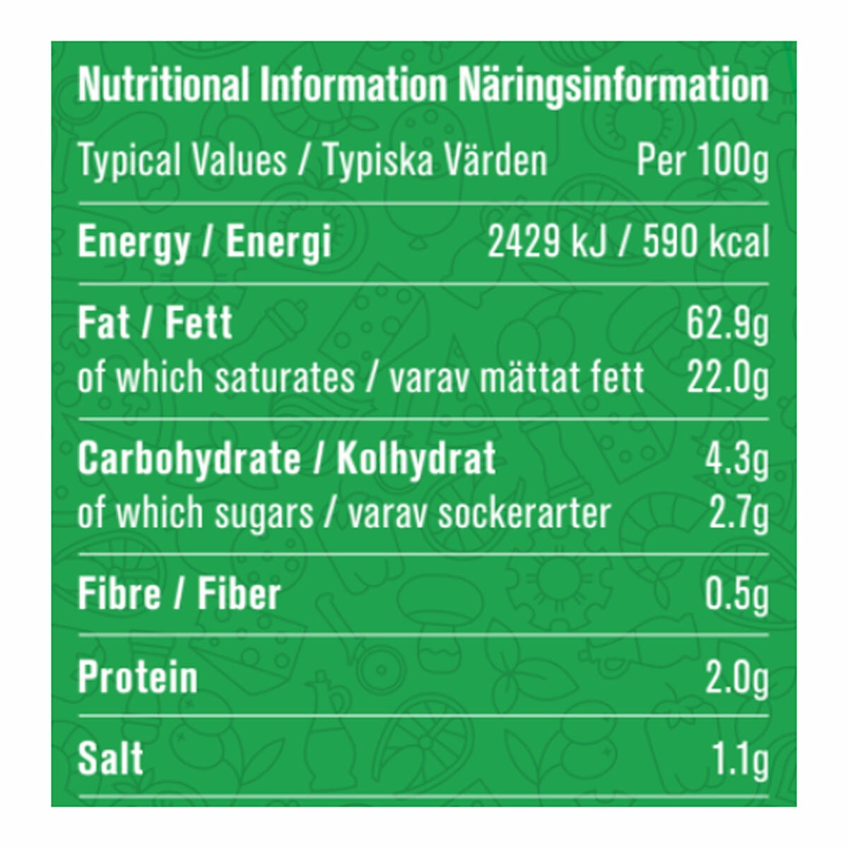 Nutritional Info Nutritional Info