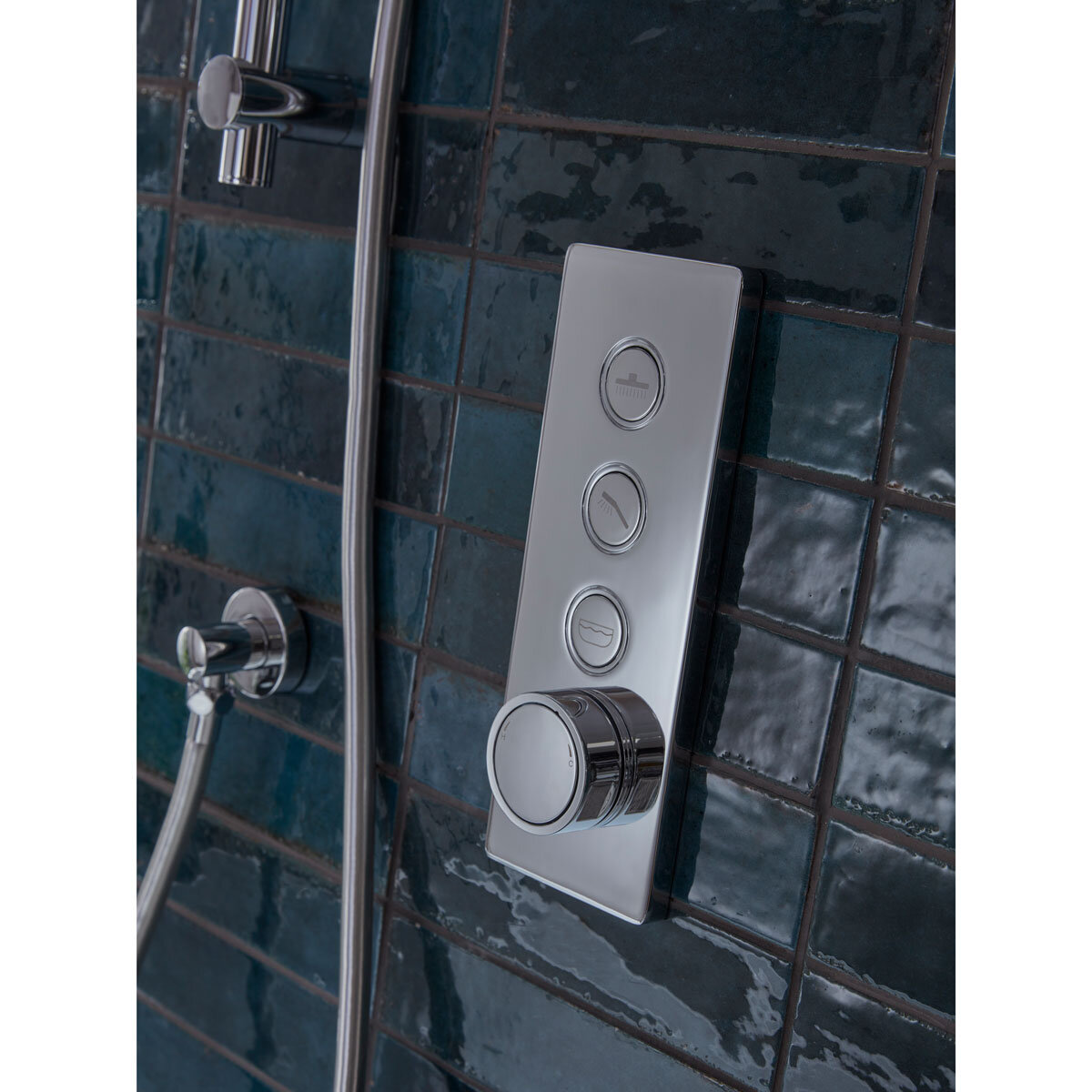 Lifestyle image of shower in bathroom setting