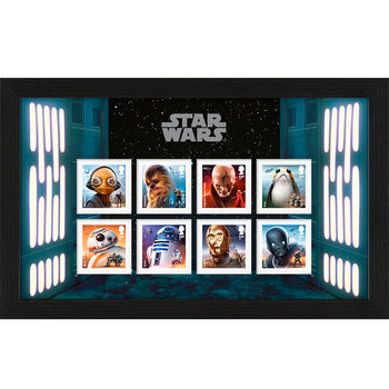 STAR WARS™ Framed Royal Mail® Collectable Stamps - Droids, Aliens and Creatures