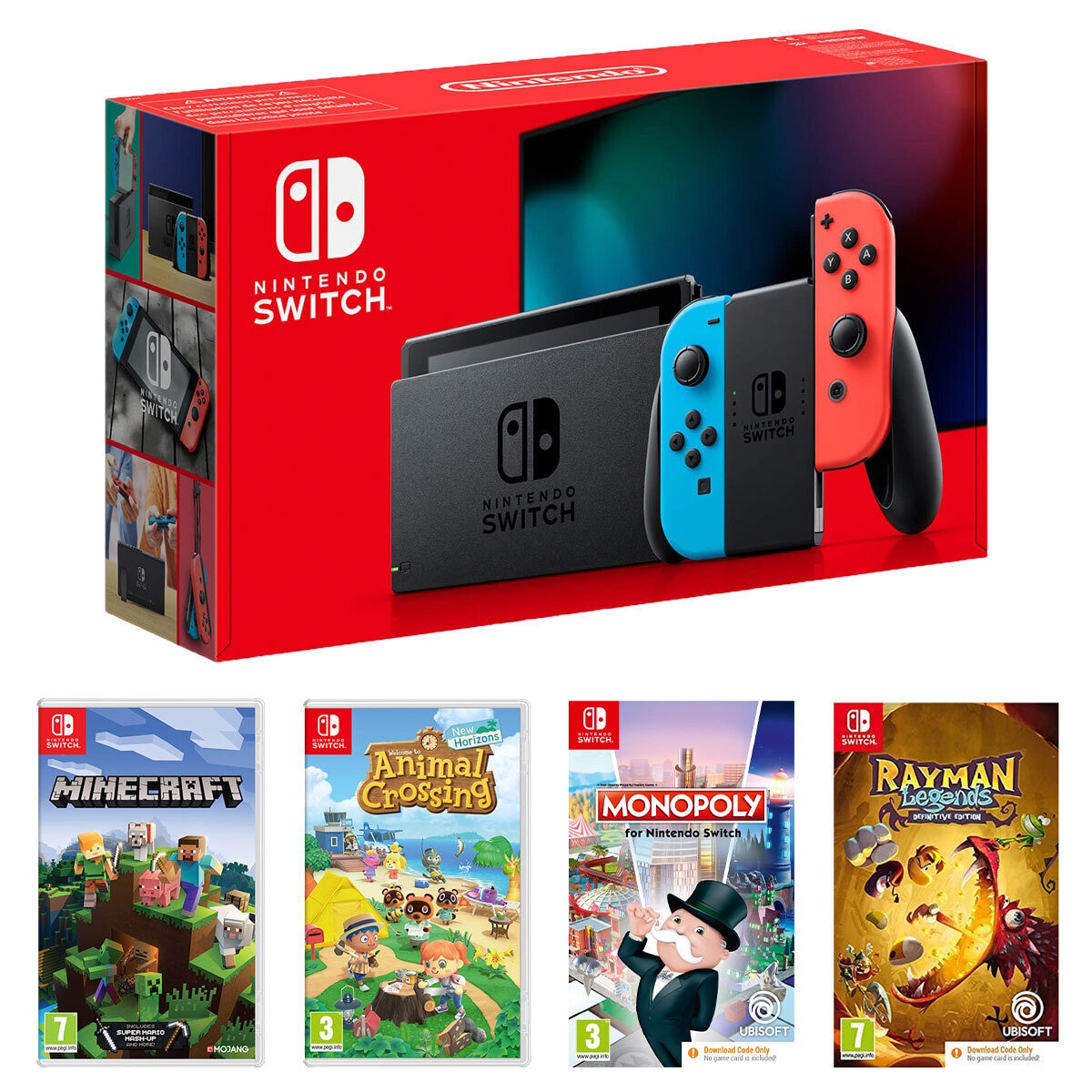 Nintendo Switch Bundle 7 games www.recon.co.id