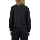 DKNY Ladies Waffle Knit 1/2 Zip
