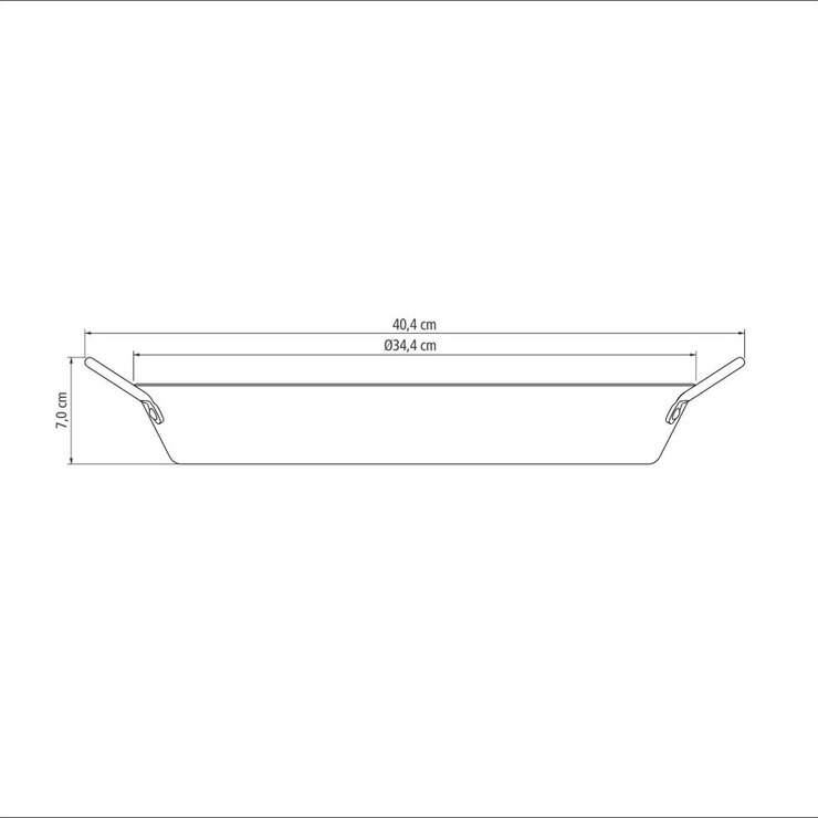 Tramontina Non-Stick Paella Pan, 34cm