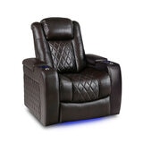 Valencia Home Theatre Seating Tuscany Single Chair, Brown