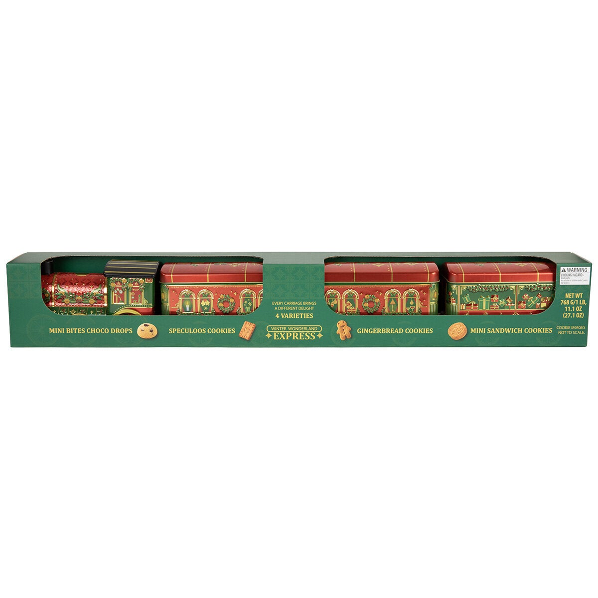Winter wonderland cookie train