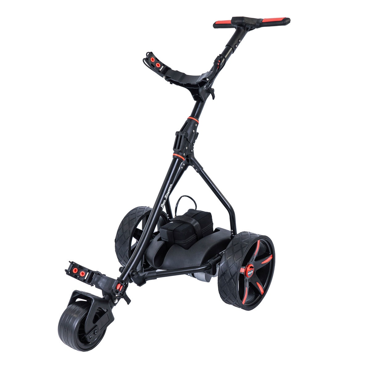 Ben Sayers 18-Hole Electric Golf Trolley in Black and Red