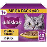 Whiskas Poultry Feasts 1+, 40 x 85g