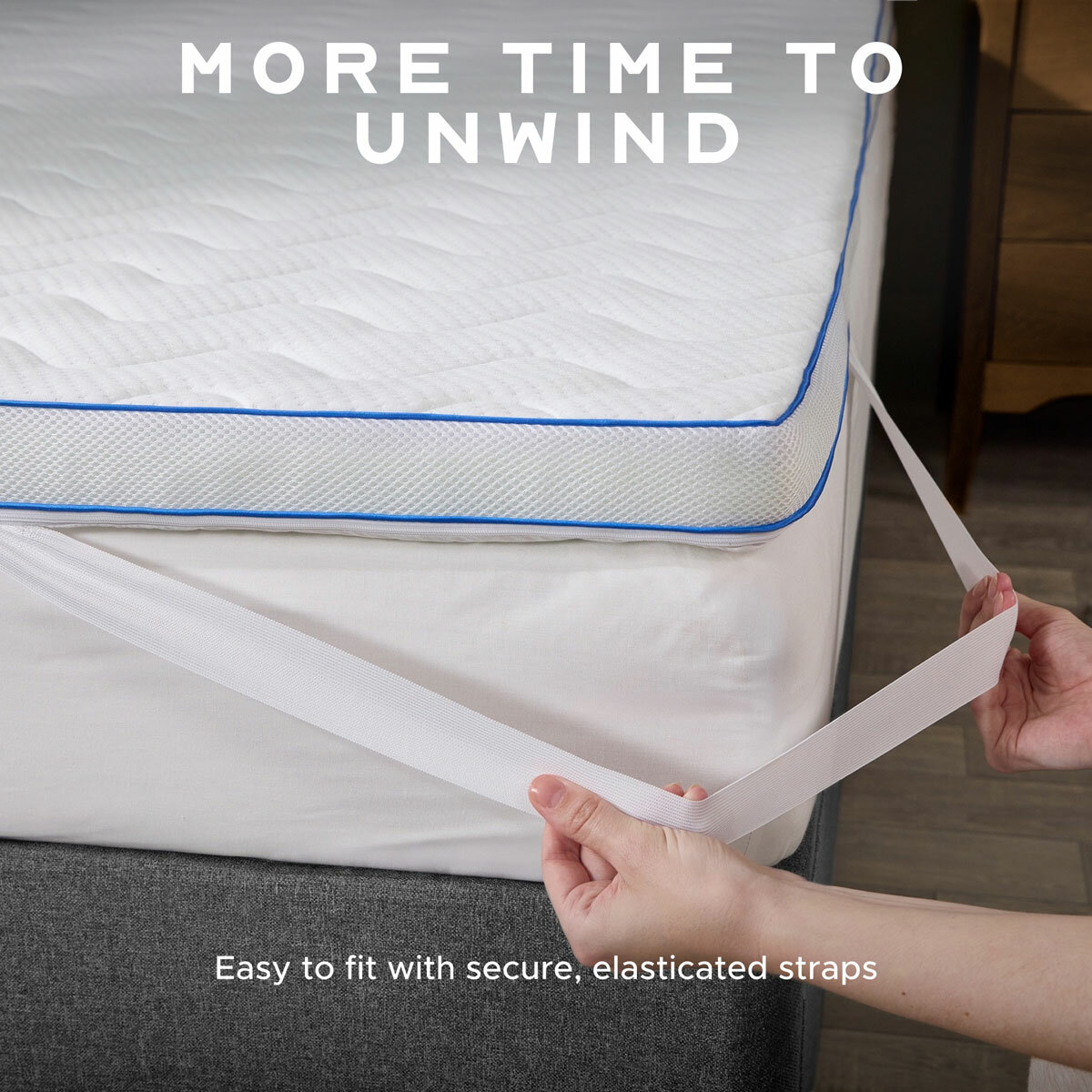 Snuggledown Luxury Memory Foam & Gel Mattress Topper, Double Snuggledown Luxury Memory Foam & Gel Mattress Topper, Double