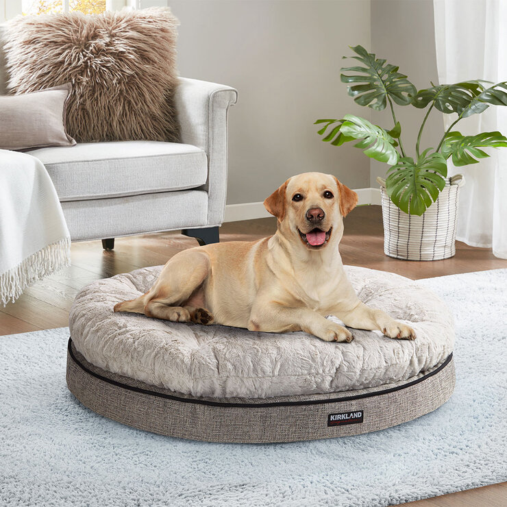 Kirkland Signature Round Pillow Orthopaedic Dog Bed in 2 Options