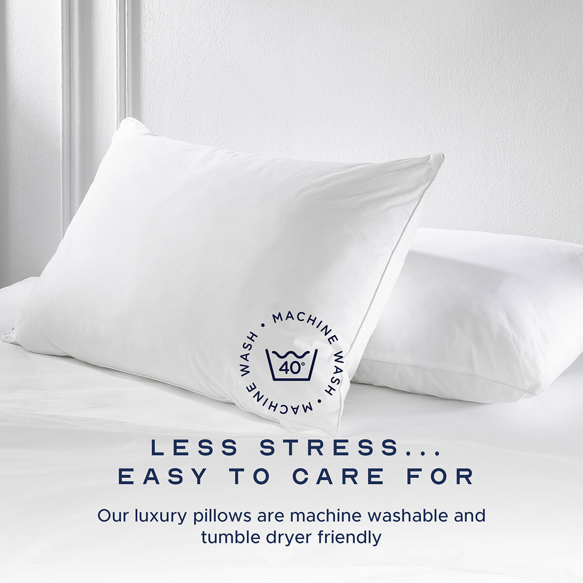 Snuggledown Clusterdown Synthetic Pillows, 4 Pack