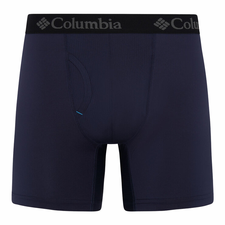 Columbia Men's Performance Stretch Boxer Briefs, 5 Pack in Navy
