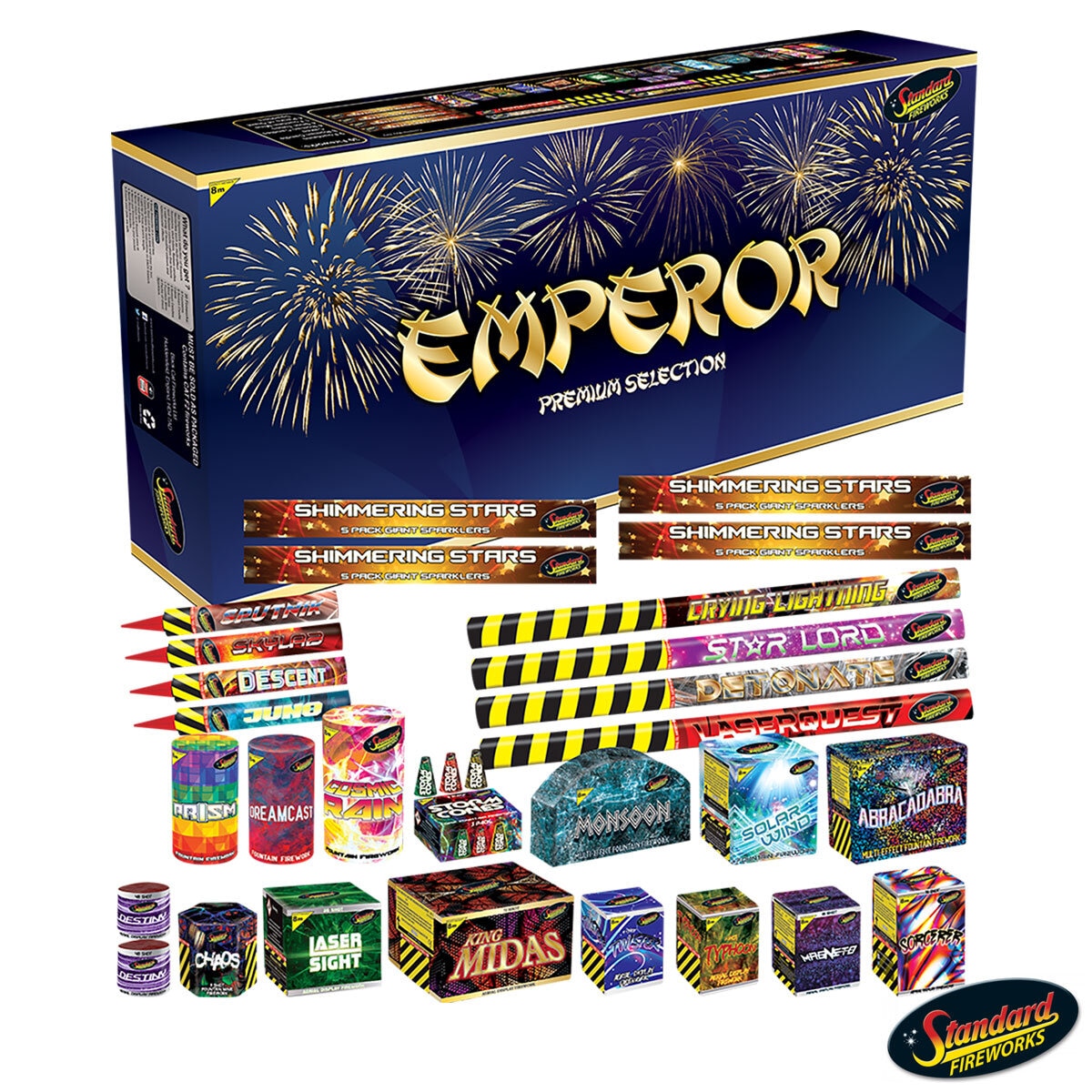 Standard Emperor Firework Selection Box