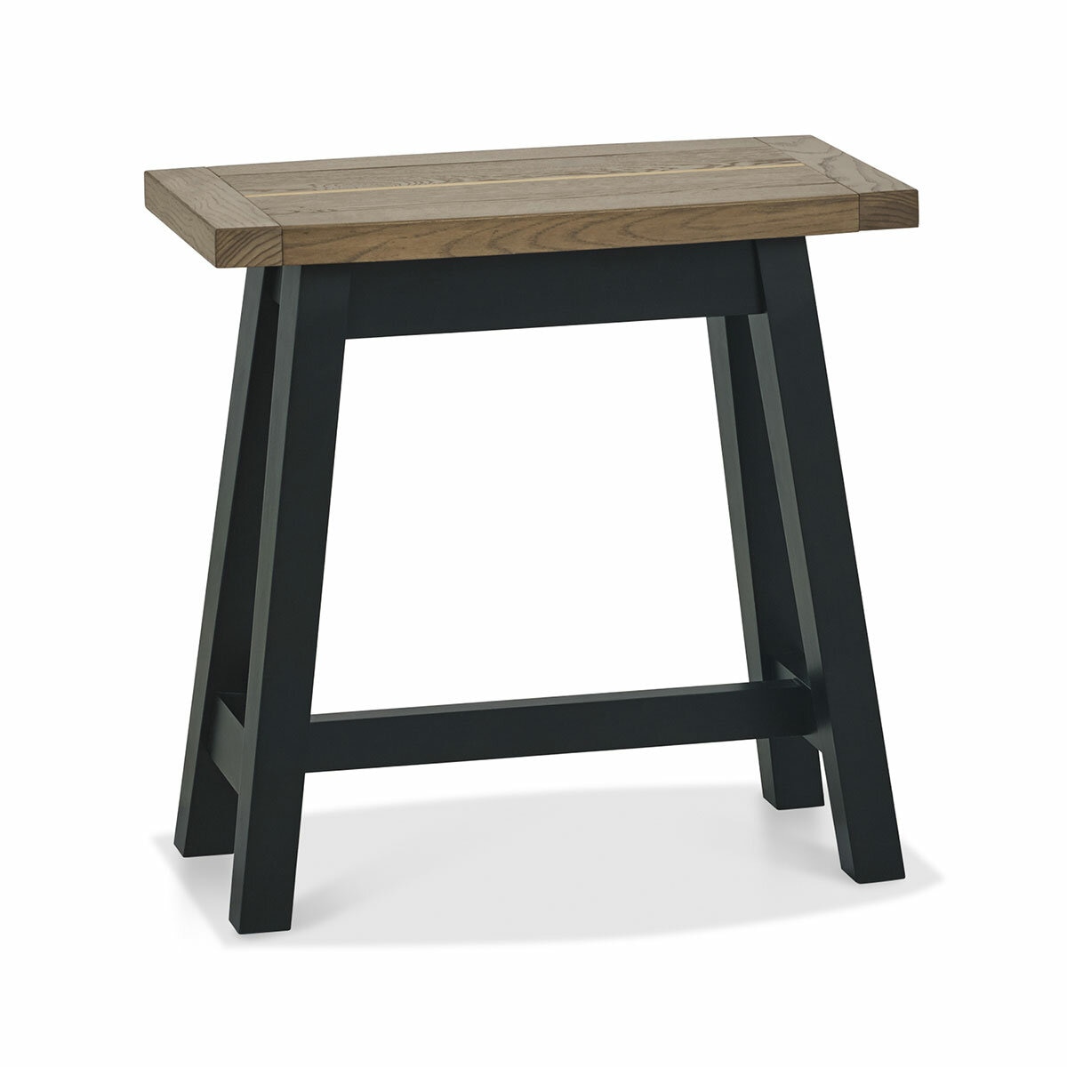Bentley Designs Camden Weathered Oak & Peppercorn Side Table