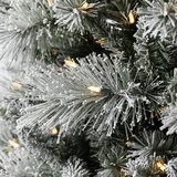 Buy 6.5' Pre-Lit Flocked Cashmere Tree Close-Up1 Image at Costco.co.uk