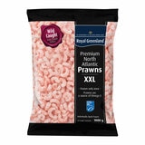 Royal Greenland Coldwater Prawns U150, 1kg