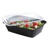 Cafe Express Plastic Containers and Lids 38oz, Pack of 25