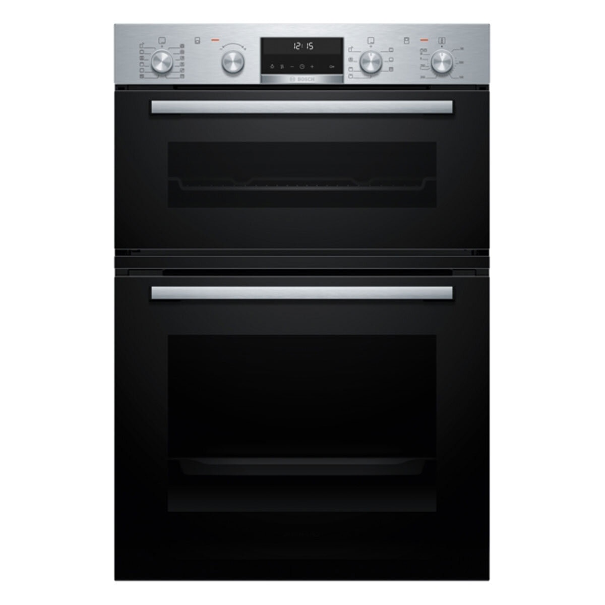 Bosch Series 6 MBA578BS7B Built In Double Electric Oven, A Rated in Silver
