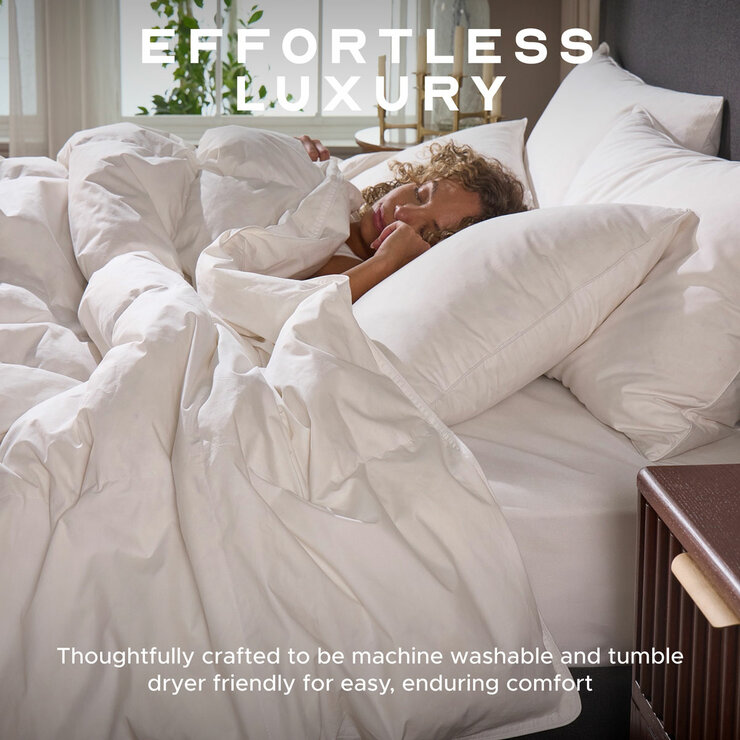 Snuggledown Natural Hotel Goose Feather & Down All Seasons Tog Duvet