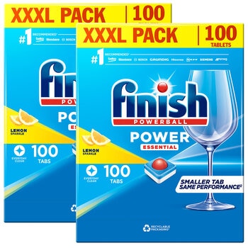 Finish Powerball All In One Dishwasher Tablets, 2 x 100 Pack