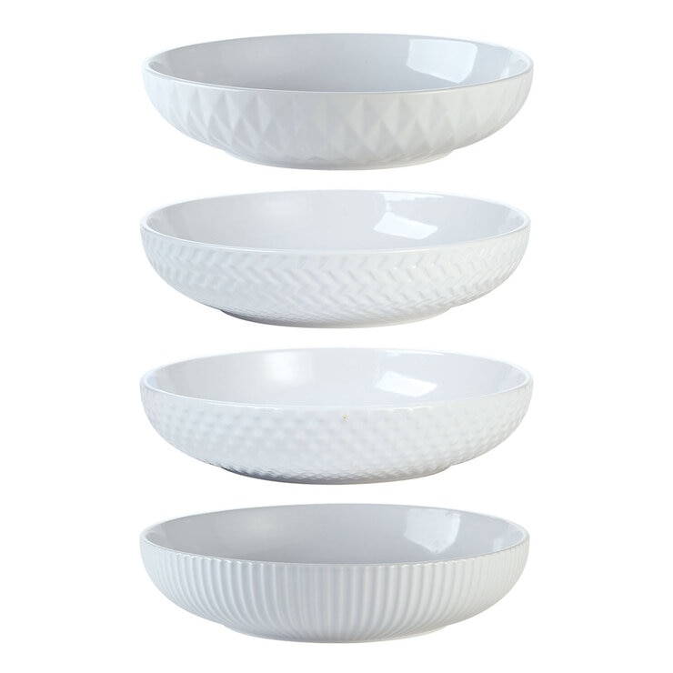 empty bowls on top of each toher
