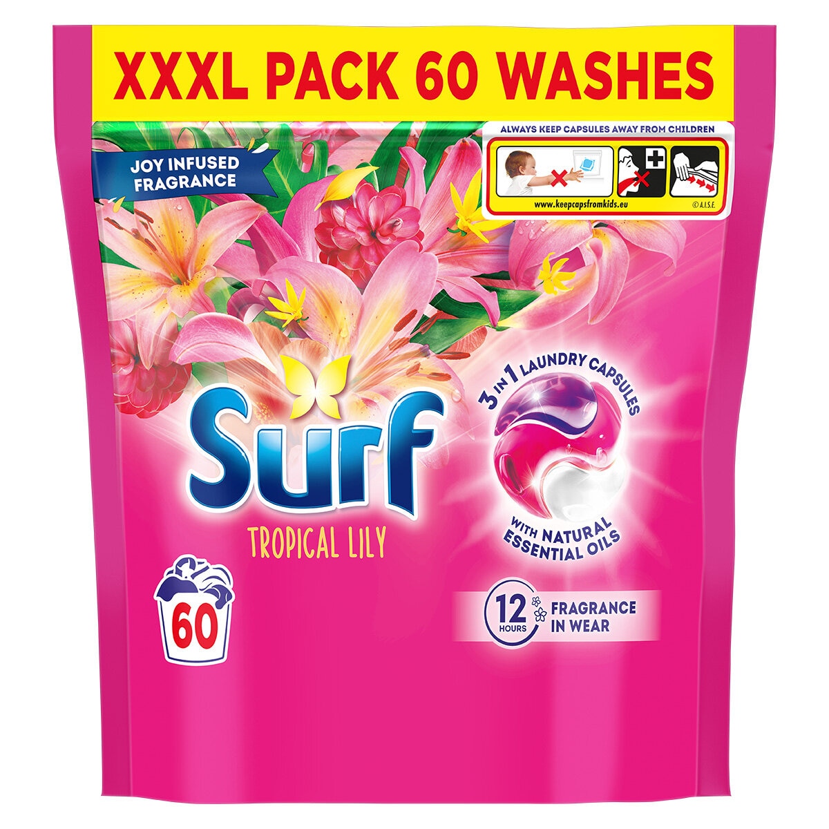 Surf Capsules, 60 Wash