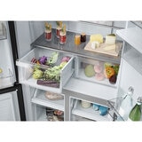 Haier Series 3 HCR3818EWMM Multi Door Fridge Freezer, E Rated in Inox
