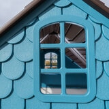 Lifestyle image of the windows at the top of the playhouse Lifestyle image of the windows at the top of the playhouse