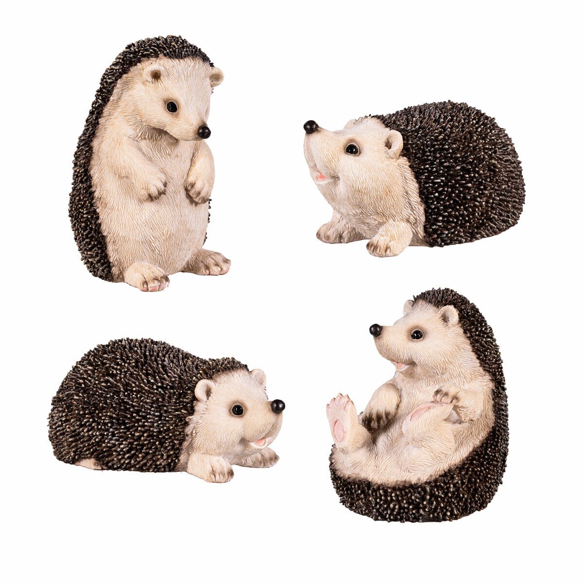 Evergreen Hedgehog Family Statues