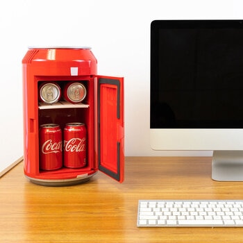 Coca Cola 5.4L Coke Mini Fridge 8 Can Portable Cooler In Red