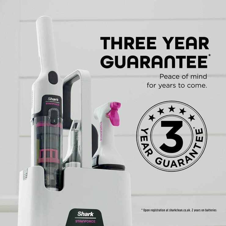 Shark StainForce Cordless Stain-Destroying Spot Cleaner with guarantee up on registration