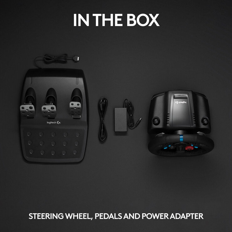 Logitech Steering Wheel and Pedals, whats in the box