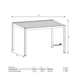 Sunvilla 9ft 10" x 13ft 2" (3 x 4m) Full Electric Louvered Pergola with LEDs