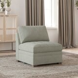 Thomasville Tisdale Beige Fabric Armless Chair