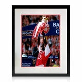 Sol Campbell Signed Arsenal Image Compact Frame