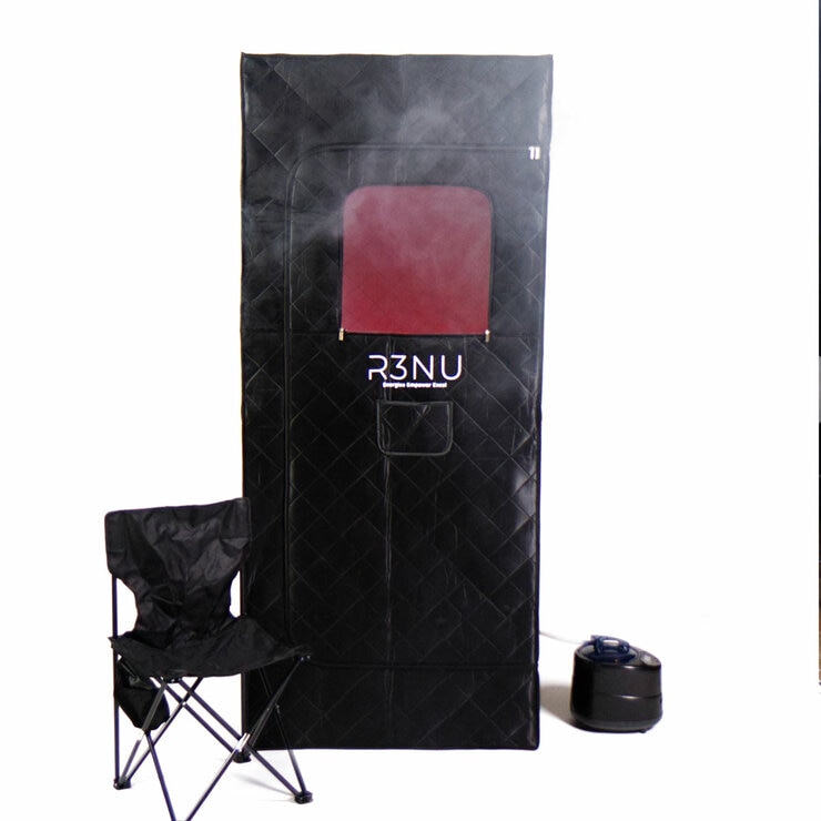 R3NU Sauna Steam Pod with Ice Plunge Recovery Pod