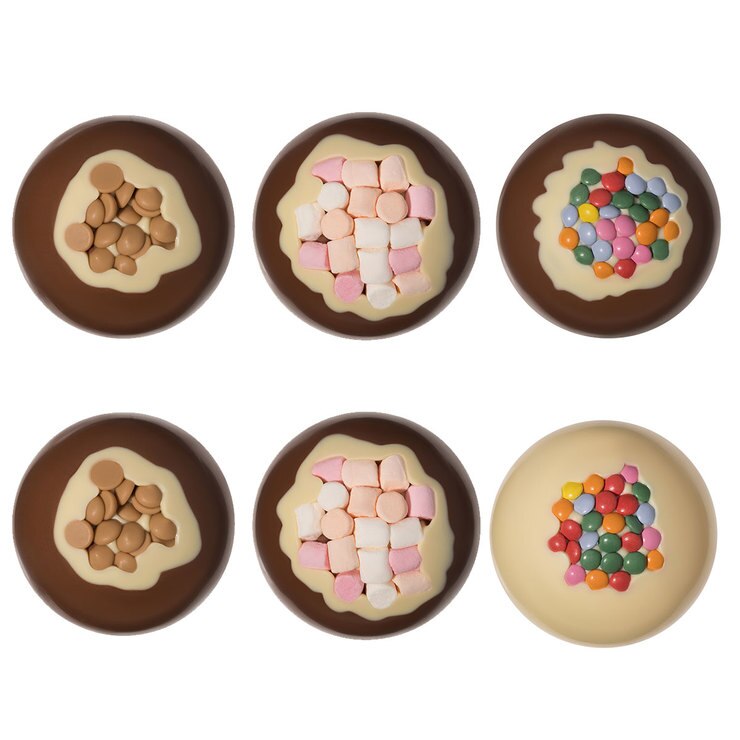 Cocoba Belgian Chocolate Christmas Baubles, 6 x 100g Cocoba Belgian Chocolate Christmas Baubles, 6 x 100g