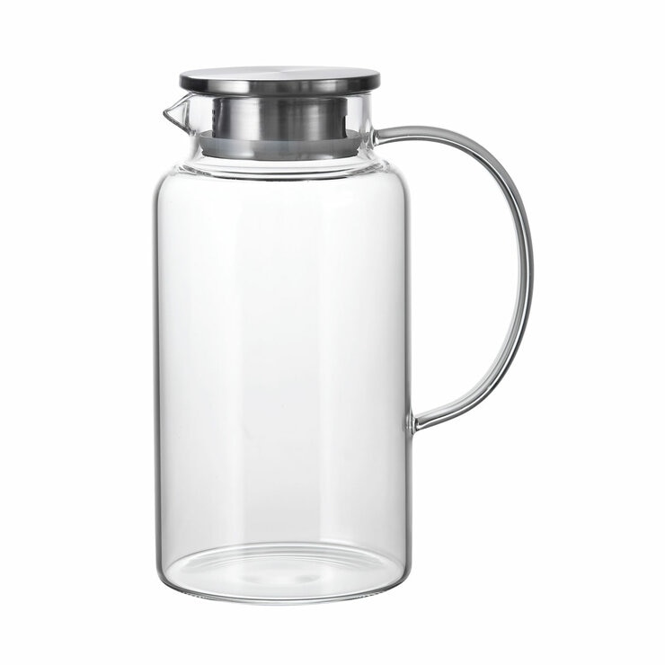 King Crystal Pitcher and Glass Set, 5 Piece
