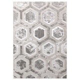 Asiatic Aurora Crystal rug laying flat