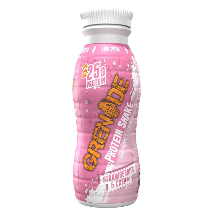 image of grenade strawberries & cream protein shake