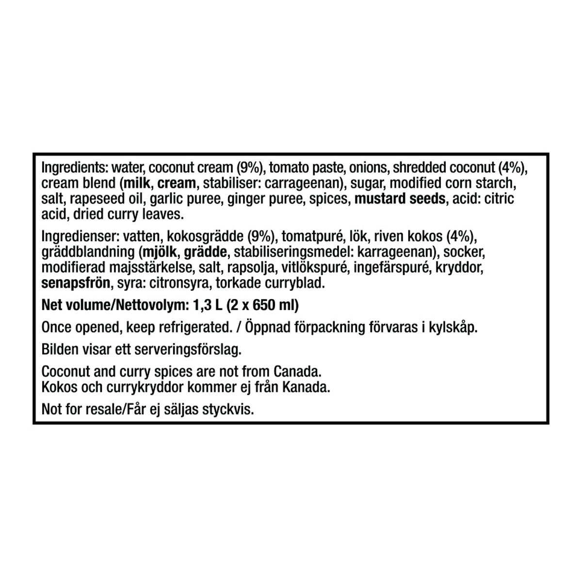 Ingredients
