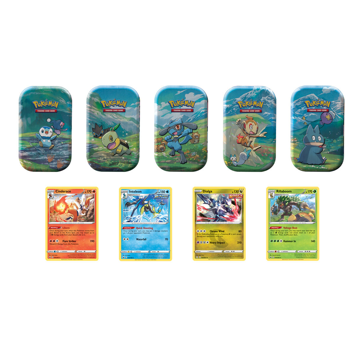 Buy Pokemon 5 Pack Mini Tins Sinnoh Stars Overview Image at Costco.co.uk
