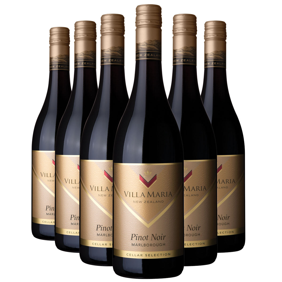Villa Maria Cellar Selection Pinot Noir 2019, 6 x 75cl