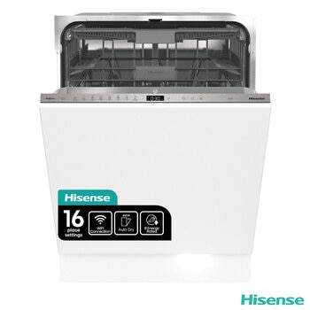 Hisense HV673B60UK Fully Integrated Dishwasher, B Rated in White