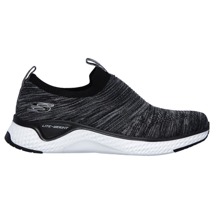 Skechers Solar Fuse-Lite Joy Knit Women's Shoes in Black Heather