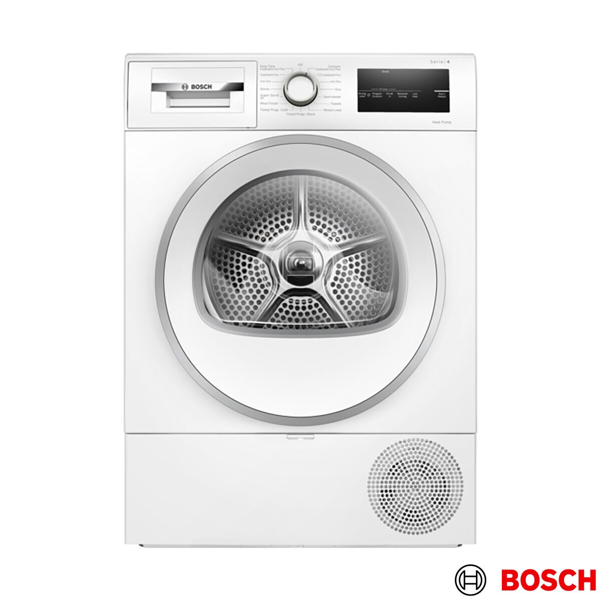 Bosch WTH85224GB, Series 4, Heat Pump Dryer, 8kg Capacity, A++ Rated, in White