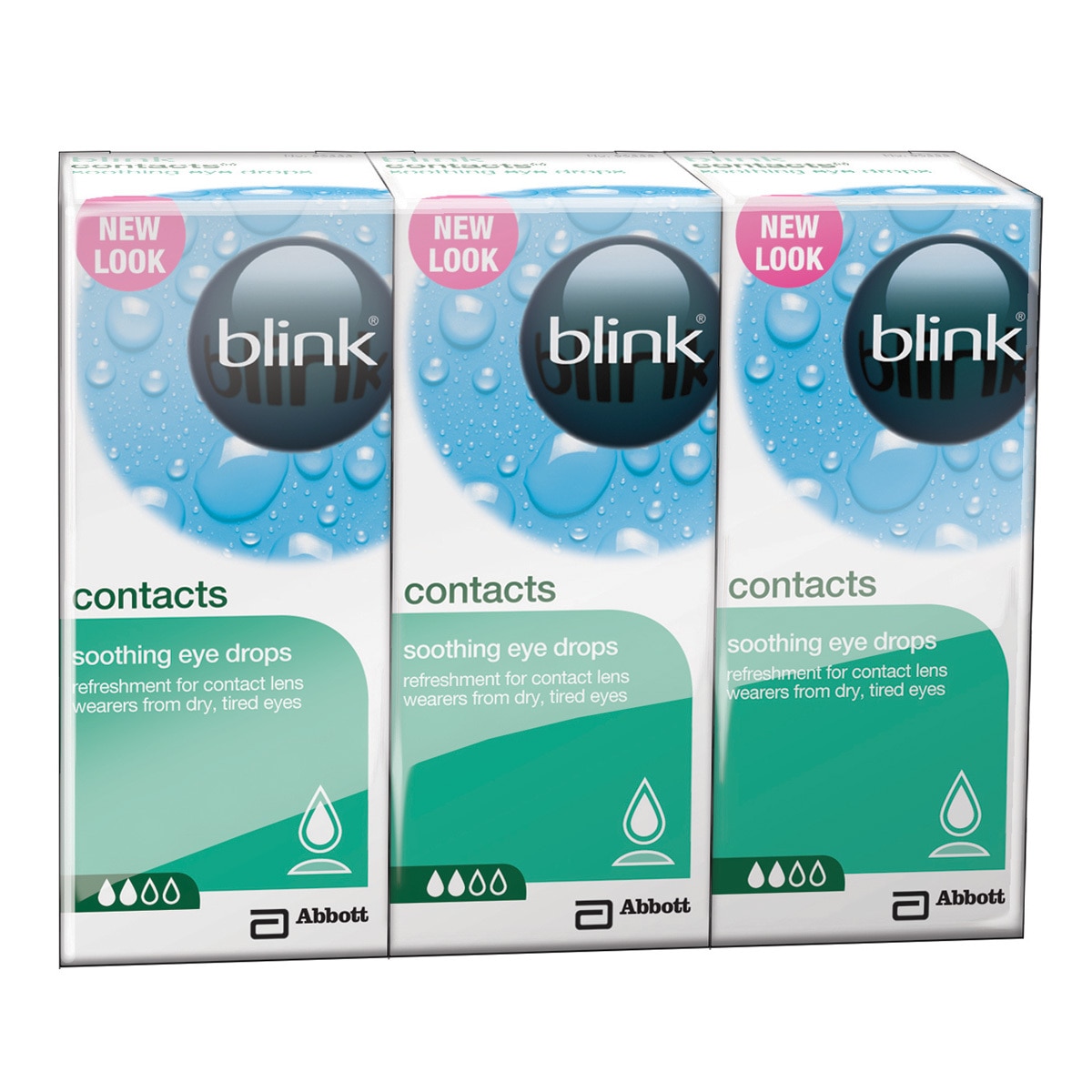 Amo Blink Contact Lubricant Eye Drops, 3 x 10ml Costco UK